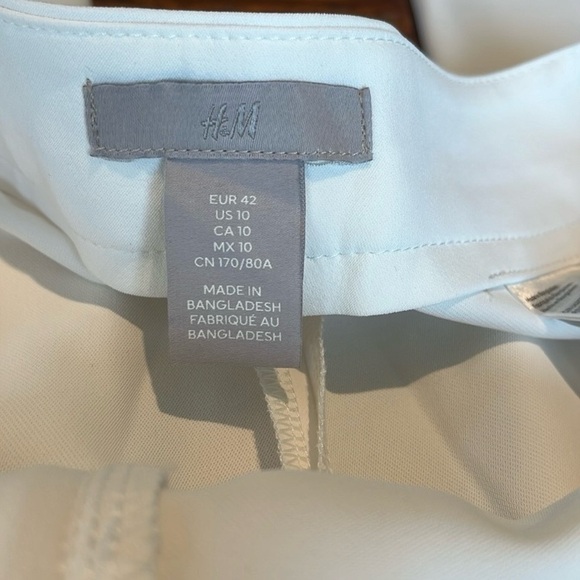 H&M off white flowy trousers - Picture 3 of 5